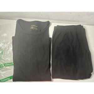Warmax Tech Men's Thermal Underwear Set Black Size XL